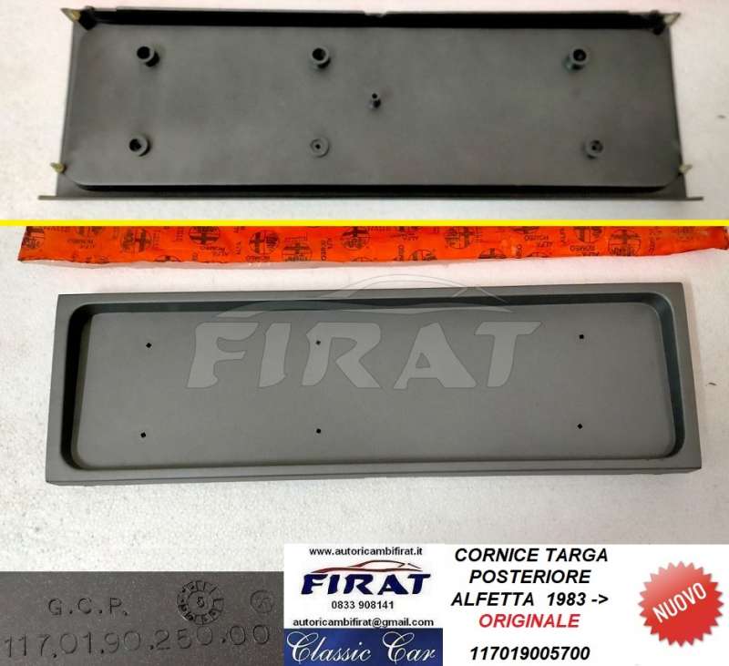 CORNICE TARGA ALFETTA 83-> 117019005700)